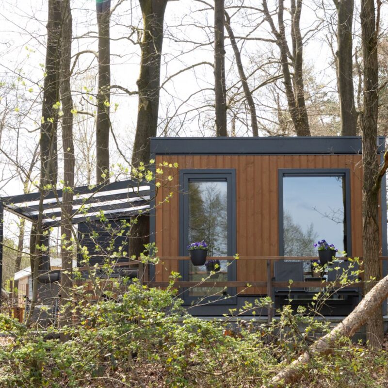 Tiny house met spa voor 2 personen op recreatiepark in Uddel