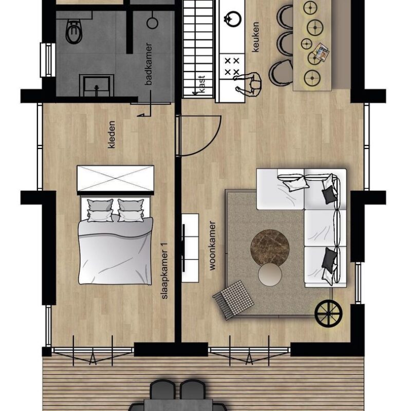 Bos villa met hottub - 6 personen