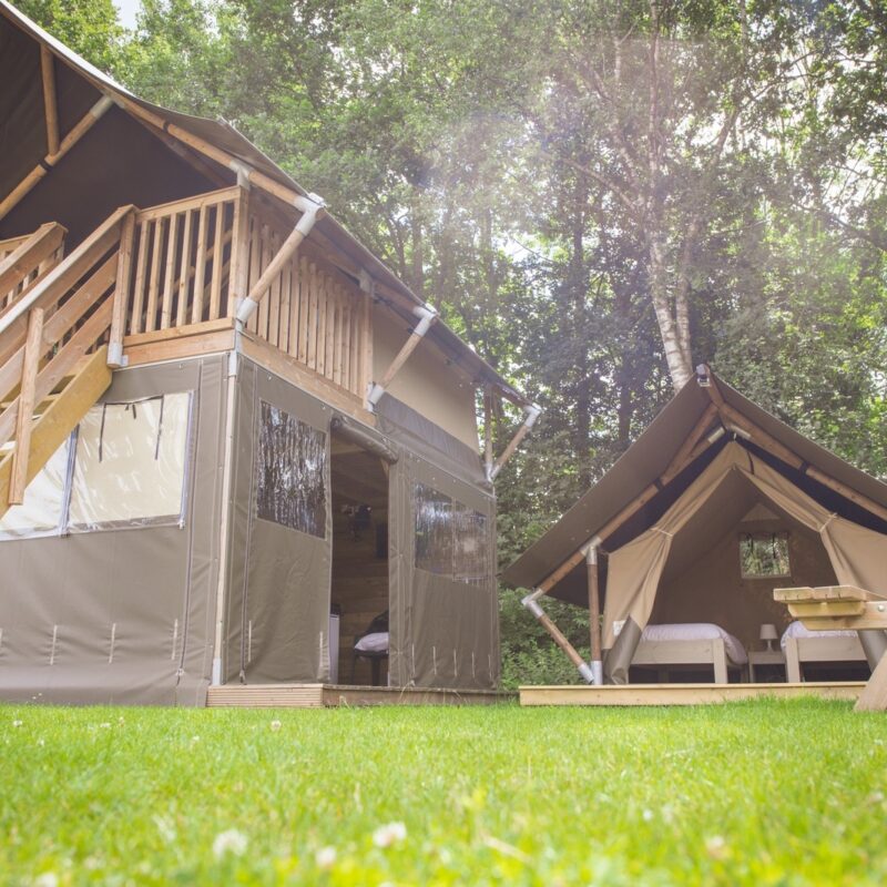 Safaricottage XS met privé sanitair - 4 personen