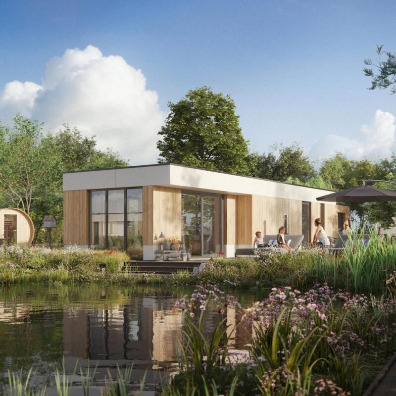 Hofparken - Waterlodge 6 Deluxe met sauna en hottub