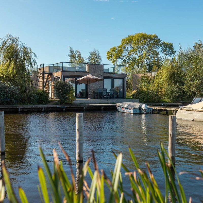 Lodge met dakterras & sfeerhaard 4 -personen